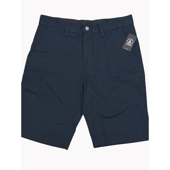 Volcom Mens 31 Vmonty Stretch 22 Navy Shorts NWT Durable Comfortable - Picture 1 of 7